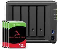 Serveris Synology DS425+ 48TB Seagate IronWolf Pro NAS-Bundle NAS inkl. 4x 12TB Seagate IronWolf Pro 3.5 col. SATA HDD