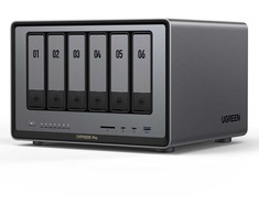 Serveris UGREEN NASync DXP6800 Pro 6-bay NAS 0/6 SATA + 0/2 M.2 SSD, 2x 10GbE, 8GB RAM