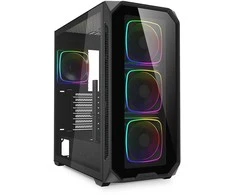 Sharkoon AK5G RGB ATX 1xGlas Juodas