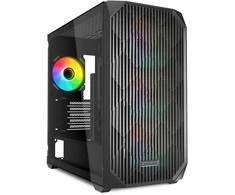 Sharkoon MK3 RGB , Tower-case - juodas, Tempered Glass