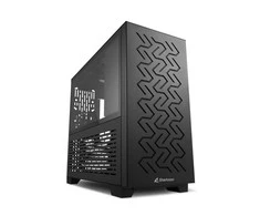 Sharkoon MS-Z1000, Tower-case - juodas, Seitenteil from gehrtetem Glas