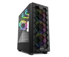 Midi Sharkoon HEX RGB Juodas