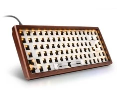 Sharkoon SKILLER SGK50 S3 Wood Barebone, Gaming-klaviatūra - holz