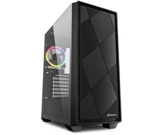 Sharkoon VS8 RGB , Tower-case - juodas, Tempered Glass