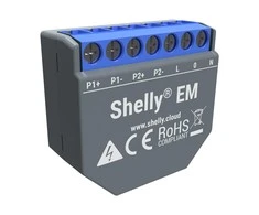 Shelly EM Išmanioji 2 kanalų wifi elektros sąnaudų stebėjimo relė