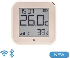 Shelly H&amp;T GEN3 Wifi temperatūros ir drėgmės sensorius IVORY