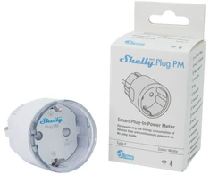Shelly Plug PM Gen3 išmanusis 16A kištukas, baltas