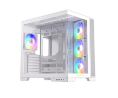 Silentware View A-RGB Baltas | PC-Gehäuse