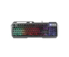 Speedlink LUNERA metalinė vaivorykštinė žaidimų klaviatūra, 5 režimai, juoda