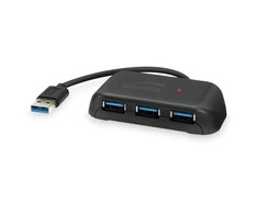 Speedlink SNAPPY EVO USB Hub , 4-Port, USB 3.0, USB 3.1 Gen 1 USB 3.2 Gen 1 (5 Gbit-s), Passive, Juodas