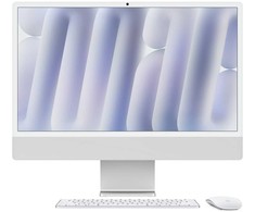 Stacionarus kompiuteris Apple iMac Sidabrinė CZ1E2-0101010 - 61cm(24‘‘) M4 8?Core CPU, 8?Core GPU, 24GB RAM, 256GB SSD, Standardglas, Magic Keyboard Touch-ID Ziffernblock