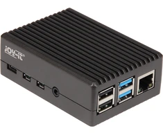 Joy It aliuminio korpusas Raspberry Pi 4 B (juodas (matinis))