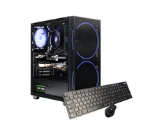 Stacionarus kompiuteris „Hyrican Juodas Hole 7811“ – Intel Core i5 14400F, 16 GB RAM, 1 TB SSD, NVIDIA GeForce RTX 5060Ti (16 GB GDDR7), „Windows 11 Home“.
