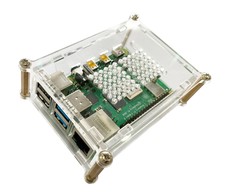 Korpusas Joy-IT Raspberry Pi 4 Transpar