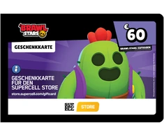 Usorteret Supercell Brawl Stars Geschenkkarte 60€