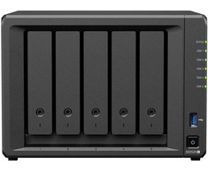 Serveris „Synology DiskStation DS1525+ NAS“ 5 lizdų AMD Ryzen™ V1500B, 8 GB DDR4 RAM, 0/5 kietojo disko/SSD