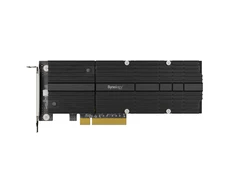 Synology Sinologija | M2D20 | Dviejų lizdų M.2 NCMe PCIe SSD adapterio kortelė grynųjų pinigų pagreitinimui GT/s | PCIe 3.0 x 8
