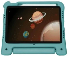Targus Kid's antimikrobinis dėklas | Planšetės byla | Skirta iPad Air 11 colių (M2), iPad 10,9 colių (10 gen.), iPad Air 10,9 colių (5 ir 4 gen.) ir iPad Pro 11 colių (4, 3, 2 ir 1 gen.) | žalsvai mėlyna