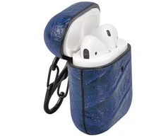 TerraTec AirBox apsauginė dėklas Krokodilas Motern Mėlyna AirPods mėlyna