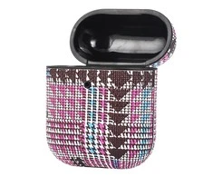 TerraTec AirBox apsauginis dėklas Audinio grūdai 2 AirPods rožinė
