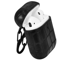 TERRATEC AirBox Pattern akmens juodas dėklas, skirtas Apple AirPods 1 ir 2 kartai