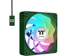 Thermaltake CT140 EX atvirkštinio ARGB sinchronizavimo kompiuterio korpuso ventiliatorius 14 cm žalias 3 vnt.