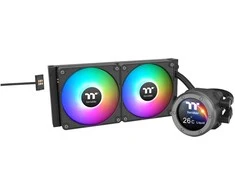 Vandens aušinimas Thermaltake Thermaltake TH240 V2 Ultra EX ARGB CPU „viskas viename“ skysčio aušintuvas, aušinamas vandeniu (juodas)