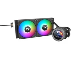 Thermaltake Thermaltake TH280 V2 Ultra EX ARGB CPU viskas viename skysčio aušintuvas, vandens aušinimas (juodas)