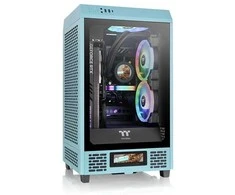 Mini Thermaltake The Tower 200 TG turkio spalvos