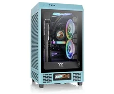 Mini Thermaltake The Tower 200 TG turkio spalvos