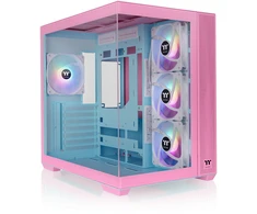 Rožinė Midi Thermaltake View 380 TG ARGB Bubble Rožinė