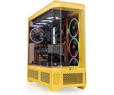 Thermaltake View 600 TG Butter Caramel, Big-Tower-case - yellow, Tempered Glass