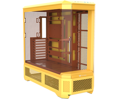 Thermaltake View 600 TG Butter Caramel, Big-Tower-case - yellow, Tempered Glass