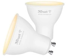 „Trust Computer Products Trust 71296“, išmanioji lemputė, „Wi-Fi“, „Baltas“, LED, GU10, taškinė lemputė