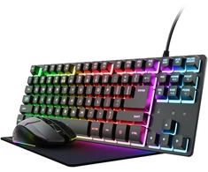 Trust GXT794 3-in-1 Gaming Bundle Bundle bestehend aus Klaviatūra, Maus und Mauspad
