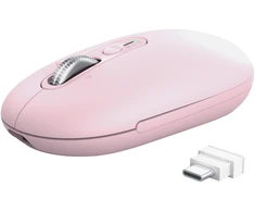 Trust Seron Hyperscroll Slim Belaidė pelė - Rožinė