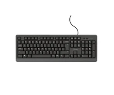 TRUST TK-150 klaviatūra, vokiškas QWERTZ išdėstymas, USB prievadas