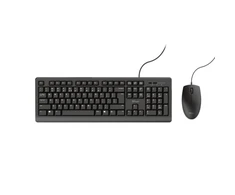 Klaviatūra ir pelė Kit Trust TKM-250 - Klaviatūros ir pelės rinkinys DE - Juodas