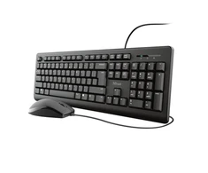 Klaviatūra ir pelė Kit Trust TKM-250 - Klaviatūros ir pelės rinkinys DE - Juodas