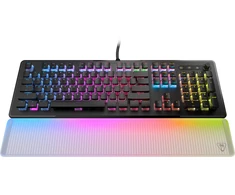Turtle Beach Vulcan II Max, Gaming-klaviatūra - juodas/transparent, DE-išdėstymas, TITAN II Optical Raudona