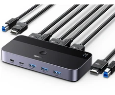 Odbiornik / nadajnik Bluetooth 5.3 Ugreen CM671, mini jack 3.5mm, 300mAh + adapter samolotowy