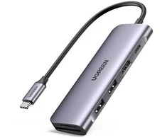 Šakotuvas Ugreen CM195 6-in-1 USB-C