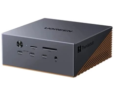 Jungčių stotelė 17in1 Thunderbolt 5 (USB-C) - 2xTBT5, DisplayPort, RJ45, USB3.0, SD, USB-C, M.2 Maxidok Revodok U716 UGREEN