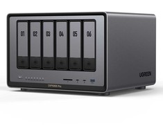 Serveris UGREEN NASync DXP6800 Pro 6-bay NAS 0/6 SATA + 0/2 M.2 SSD, 2x 10GbE, 8GB RAM
