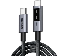 Ugreenl USB-C - USB-C Uno L509 100W 1m juoda