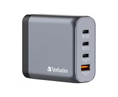 Verbatim - GNC-140 GaN įkroviklis, 4 prievadų, 140 W, USB-A/USB-C