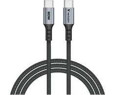 Verbatim cable Sync &amp; Charge USB-C to USB-C 60W 120 cm, Juodas