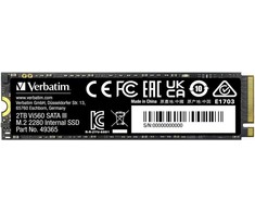 VERBATIM SSD Vi560 S3 M.2 2TB SATA III, 550MB/s sparta / 500MB/s sparta
