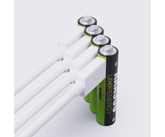 Verico LoopEnergy 4 pakuočių AAA įkraunamos baterijos, įkraunamos per USB-C