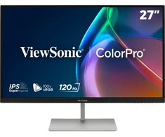 ViewSonic VP2766-2K Grafik Monitorius, juodas 68,58cm (27 col.) QHD, 16:9, 5ms, IPS, 350 cd/m², 120Hz, HDR10, USB-C, 2x 3W Lautsprecher, höhenverstellba